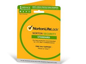 Norton Security Standard 1 Appareil - 1 an - PC/Mac/iOS/Android | Téléchargement