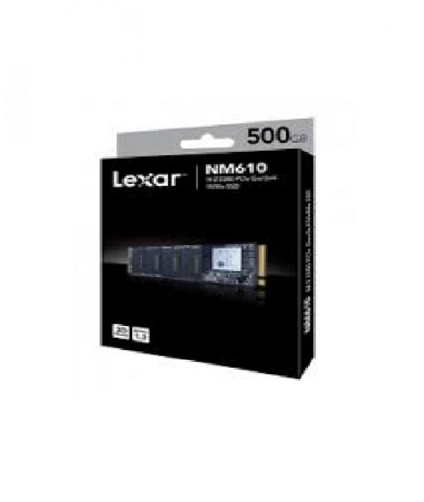 DISQUE INTERNE Lexar NM610 M.2 500 Go PCI Express 3.0 3D TLC NVMe