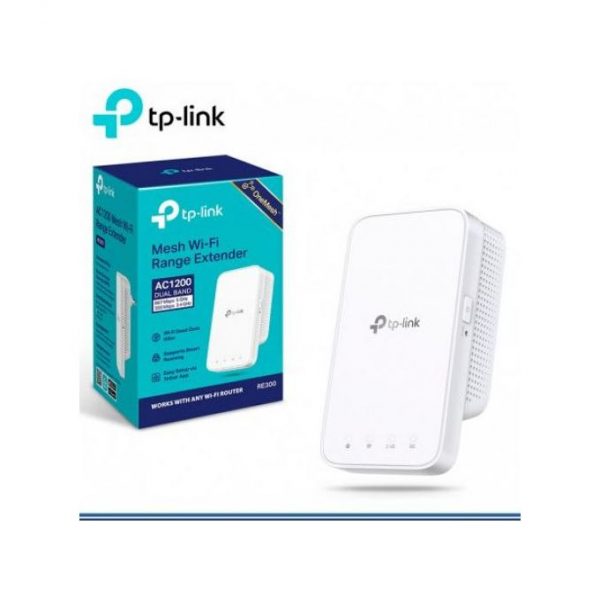 TP-Link Répéteur WiFi Mesh (RE300), WiFi Extender AC 1200, Amplificateur WiFi, WiFi Booster