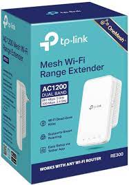 TP-Link Répéteur WiFi Mesh (RE300), WiFi Extender AC 1200, Amplificateur WiFi, WiFi Booster