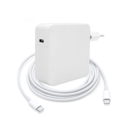Chargeur compatible pour MacBook Pro USB C 87W avec câble USB C