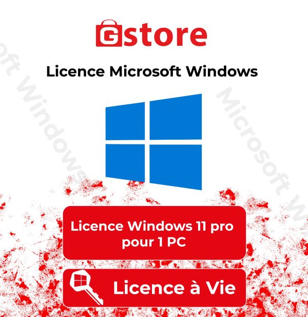 Windows 11 Pro – Licence perpétuelle – 1 PC